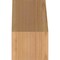 Ekena Millwork 3 1/2"W x 6"D x 6"H Funston Smooth Knee Brace, Western Red Cedar BRC04X06X06FST00SWR - alternate 3